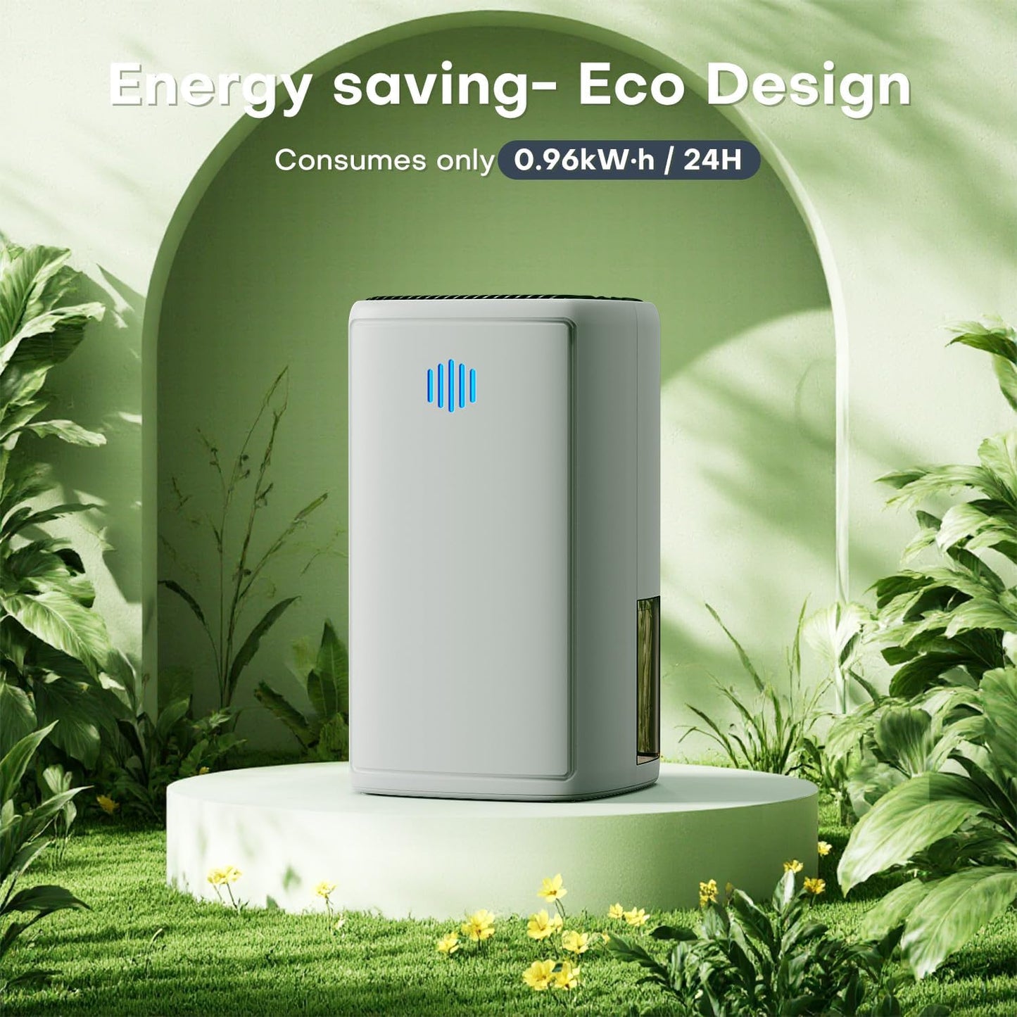 Dehumidifier,TABYIK 38OZ,Small,Quiet, Energy-Saving Dehumidifier with Auto Shut Off, for Bathrooms, Closets, and RVs