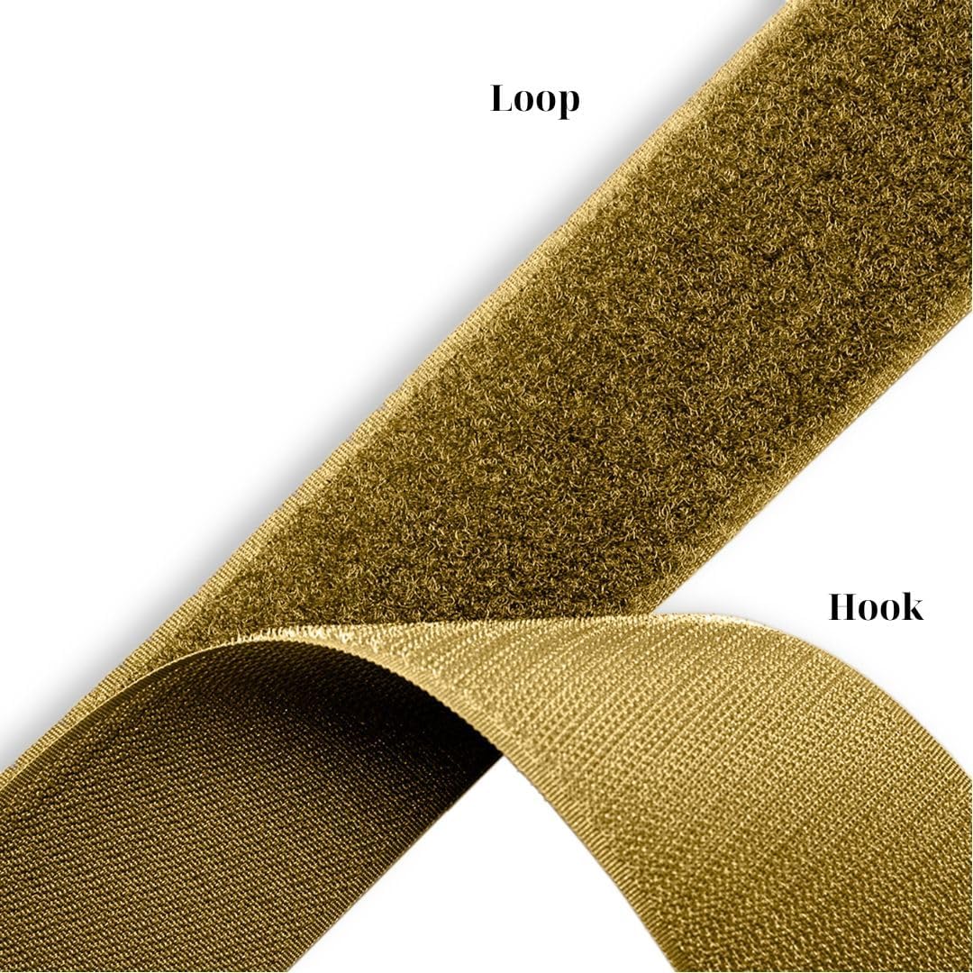 1 inch Black Hook and Loop Tape 1 Yd Self Adhesive Tape Sticky Back Heavy Duty Fastener Ideal for Window Fixing Net Carpets DIY Project Handmade Craft Home Office