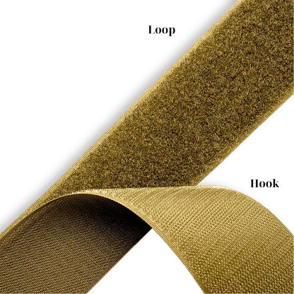 1 inch Black Hook and Loop Tape 1 Yd Self Adhesive Tape Sticky Back Heavy Duty Fastener Ideal for Window Fixing Net Carpets DIY Project Handmade Craft Home Office
