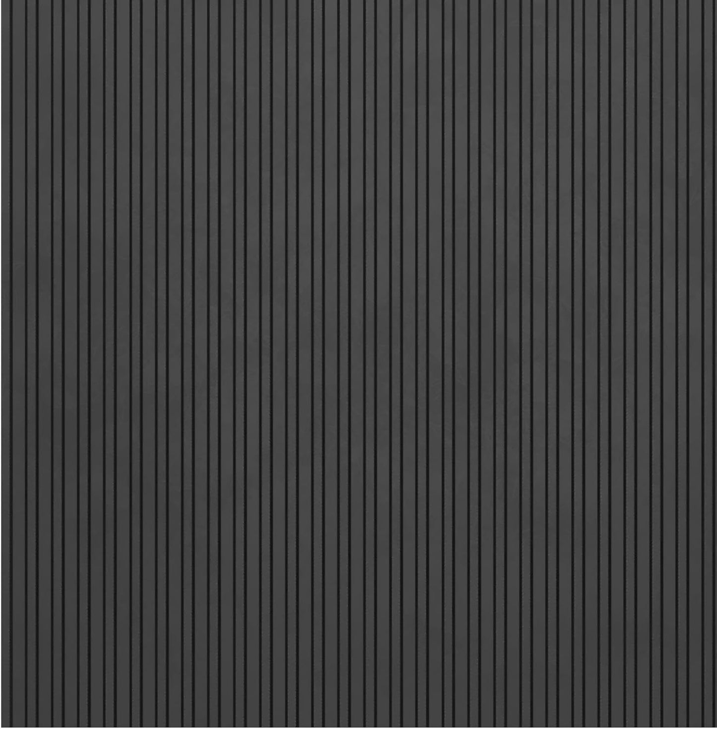 Ottomanson Waterproof Rubber Outdoor Doormat – Heavy-Duty Non-Slip Rubber Floor Mat with Ridge Scraper Pattern, All-Weather Front Door Entry Mat for Mud & Dirt Control – 18" x 30", Black