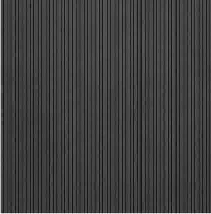 Ottomanson Waterproof Rubber Outdoor Doormat – Heavy-Duty Non-Slip Rubber Floor Mat with Ridge Scraper Pattern, All-Weather Front Door Entry Mat for Mud & Dirt Control – 18" x 30", Black