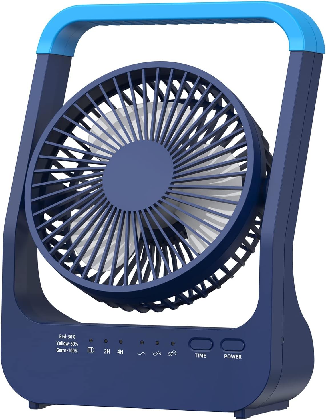 Dorobeen Portable Clip on Fan, Battery Powered, 3 Speed Quiet Rechargeable Mini Desk Fans, 360° Rotate for Home Office Stroller Camping Golf Cart (BLDC Motor)