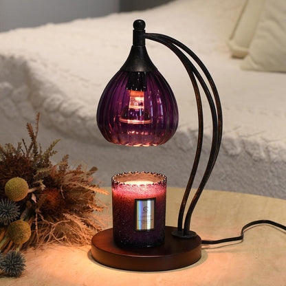Candle Warmer Lamp with Timer Dimmer - Electric Light Wax Warmer for Jar Candles - Lamp with 2 Bulbs, Unique Birthday Gifts for Women Mom House Warming Gifts New Home Decor