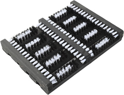 Boot Scraper Brush for Outdoor Steps – Gray Mat with Bristles for Effective Cleaning of Mud, Dirt, Grass, and Snow – Ideal for Entryways and Doorsteps