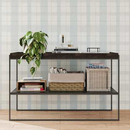 Modern Peel and Stick Wallpaper 17.3" x 78.7" Self Adhesive Wallpaper Textured Neutral Stripe Contact Paper Removable Vinyl Wall Paper for Living Room Bedroom Accent Wall Modern Minimalist Wall Decor