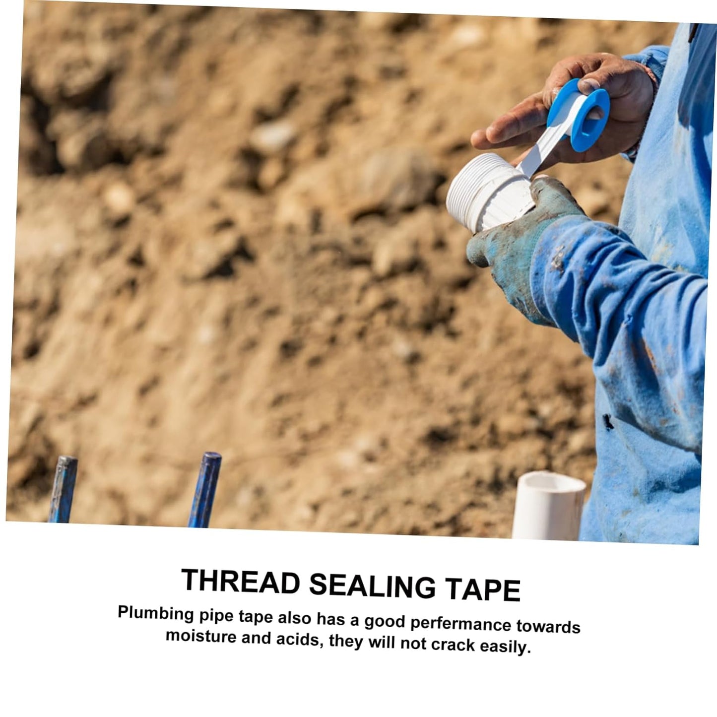 Veemoon 30pcs PTFE Thread Seal Tape for Plumbing Sealing for Pipes and Fittings Non-Sticky Sealant Tapes for Leak Prevention and Repair
