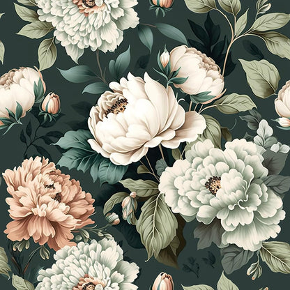18"x236" Boho Cream/Brown Daisy Flower Peel and Stick Self Adhesive Wallpaper Removable Contact Paper Stick on Easy Peel Off Wall Paper for Kitchen Bedroom Bathroom Renter