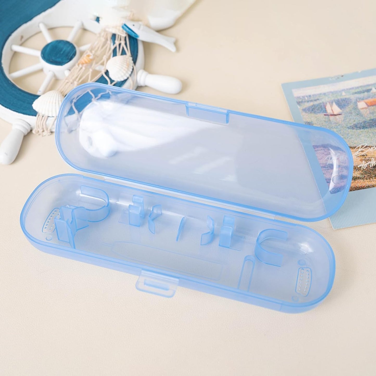 Newly upgraded toothbrush travel case, suitable for Oral-B/Oral-B Pro/Philips Sonicare/Aquasonic toothbrush, travel electric toothbrush box(black)