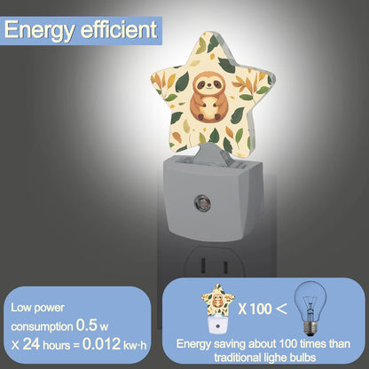 Lavender Butterfly Nightlight,Summer Flowers Star Night Lights Plug into Wall Decorations for Bedroom Bathroom,Dusk to Dawn Sensor Kitchen Hallway Stairs Energy Efficient Desk Lamp
