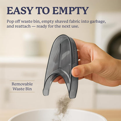 Farberware Fabric Shaver & Lint Remover for Clothes – Battery Operated Lint Shaver with Triple Blades, Sweater Shaver to Remove Pilling for Clothing, Couch, Furniture, Fuzz, Lint Balls
