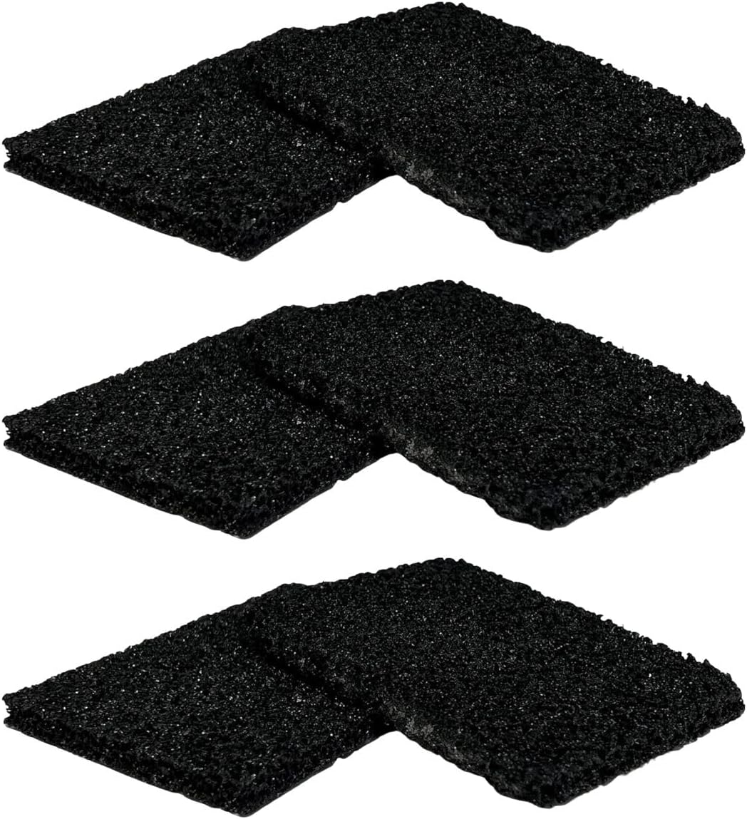 Nispira Activated Charcoal Odor Filter Refills Deodorizers Compatible with Simplehuman Filter Case Trash Cans, 4 Packs