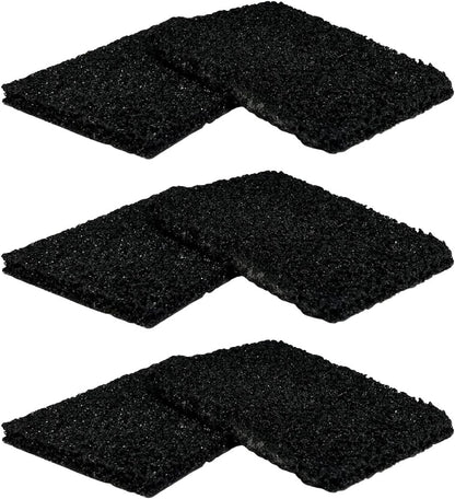 Nispira Activated Charcoal Odor Filter Refills Deodorizers Compatible with Simplehuman Filter Case Trash Cans, 4 Packs