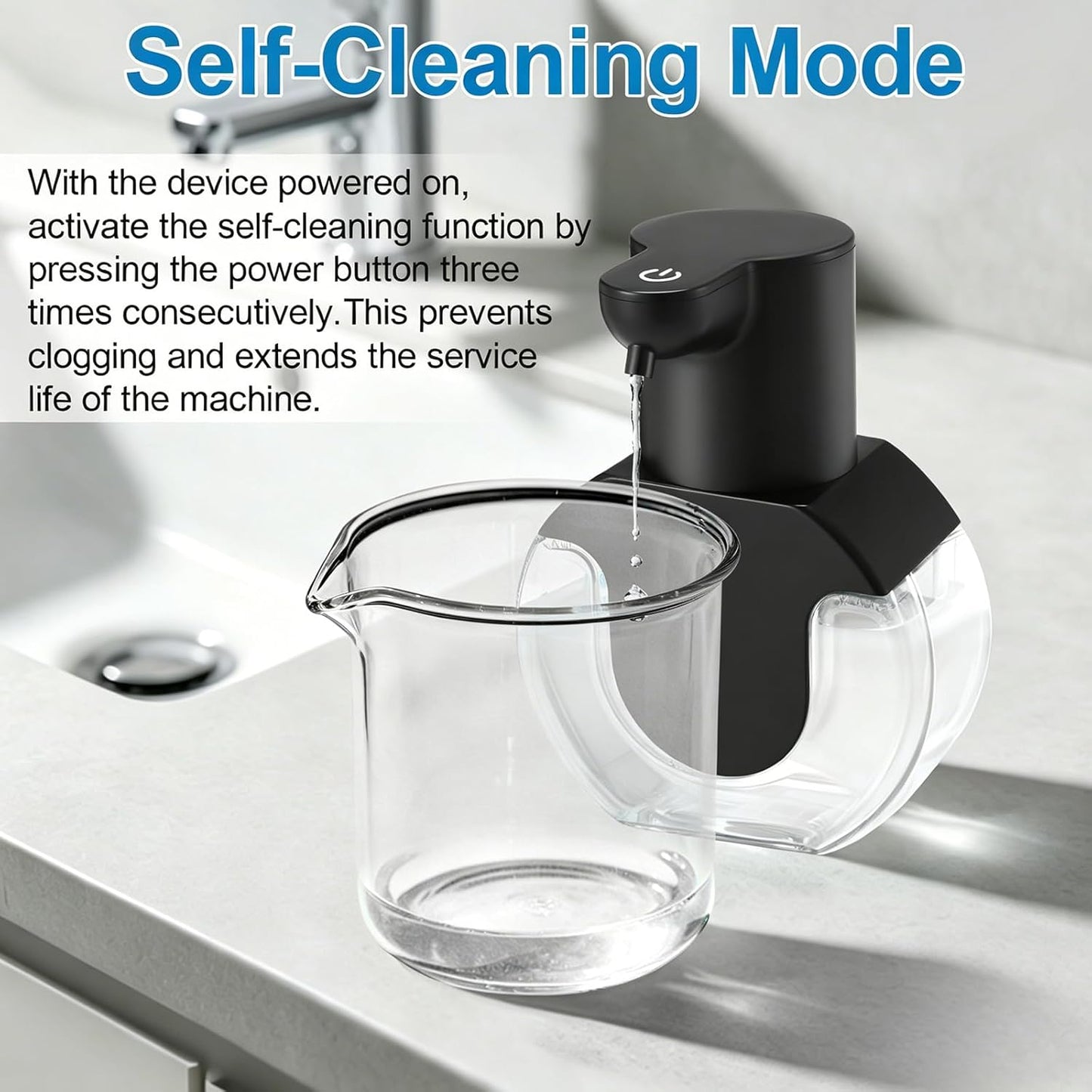 2 Pack Automatic Soap Dispenser,14.2oz/420ML Touchless Automatic Foaming Hand Soap Dispenser,Rechargeabled Wall Mounted Smart Pump for Bathroom Kitchen