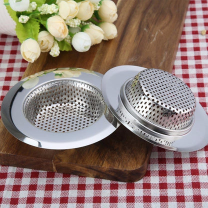2 Pack Stainless Steel Kitchen Sink Strainer – 4.5" Wide Rim, 2.75" Basket – Rust-Resistant, Anti-Clog Drain Protector for Kitchen, Laundry & Utility Sinks