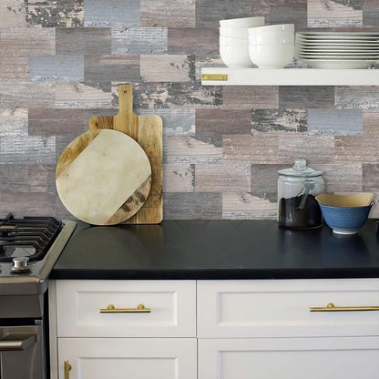 DEWOO Peel and Stick Wall Tile Backsplash PVC Self Adhesive Tiles for Kitchen Bathroom Turquoise Teal (10-Sheet, 13.5" x 11.4") | Self adhesive, thick, cover, vintage, retro, pvc adhesive wall tile, 34 x 29 cm