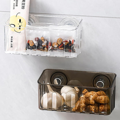 Multifunctional suction cup sink organizer for sponge dinnerware cloth with quick drying design and space saving sink organizer