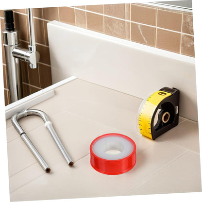 SHINEOFI 10 Rolls PTFE Thread Pipe Tape Waterproof Plumbers Sealant Tape for Kitchen Bathroom Leak Repair 20m X 15mm Thickened for Plumbing Maintenance