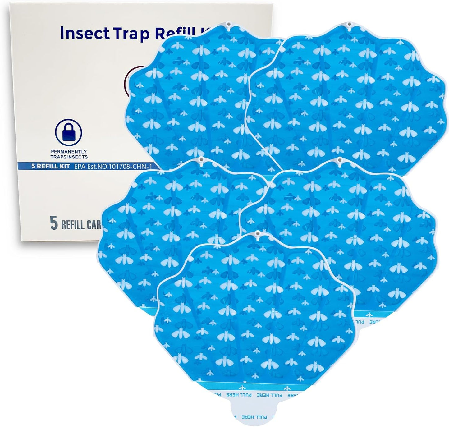Gnat Traps for House Indoor HU002 Plug-in Fly Trap Indoor, Electric Gnat Killer Indoor Catcher Flying Insect Trap with Night Light UV Attractant Catcher for Bedroom, Kitchen, Office (1 Pack, White)