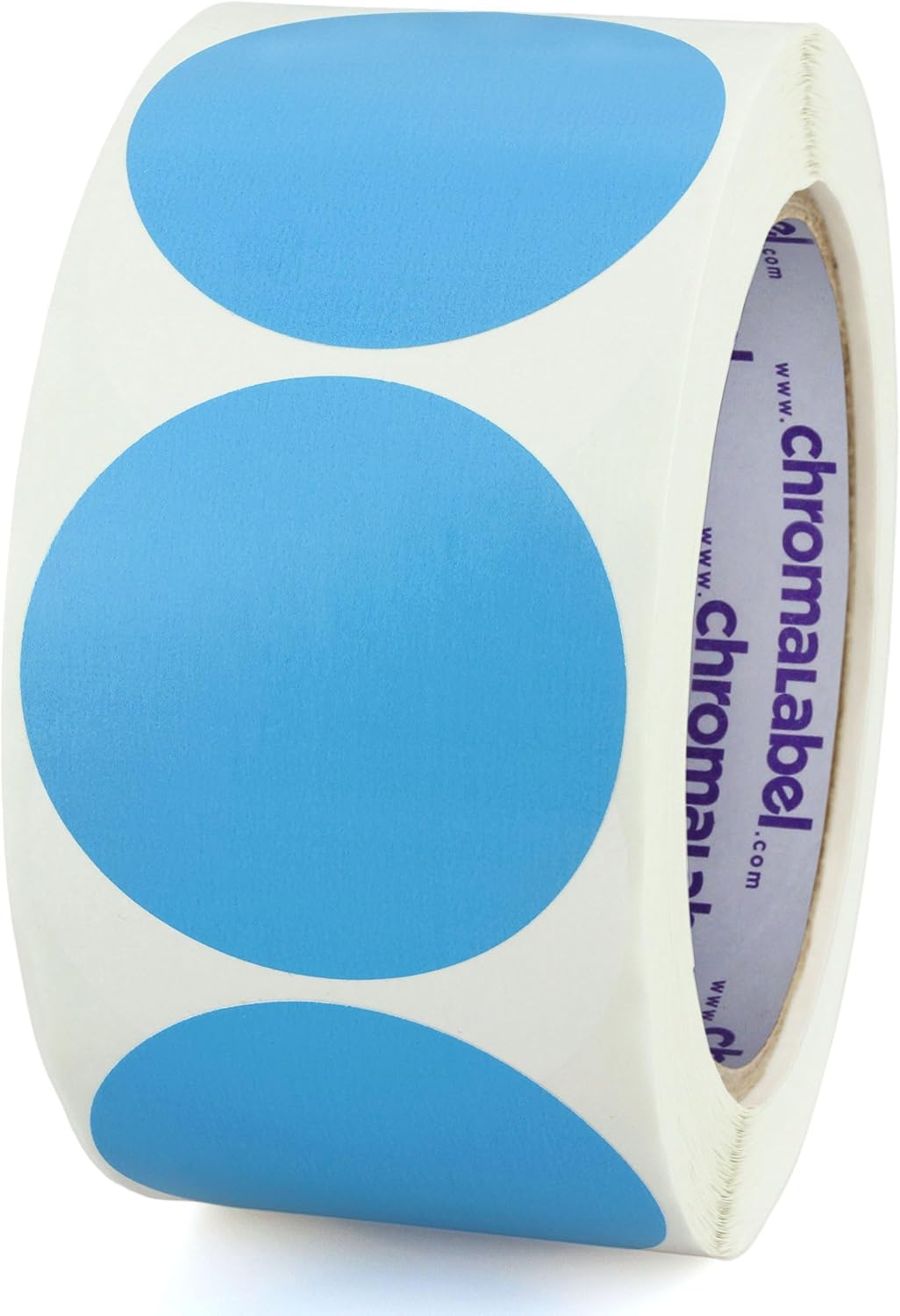 ChromaLabel 2 inch Color-Code Dot Labels | 500/Roll (Yellow)