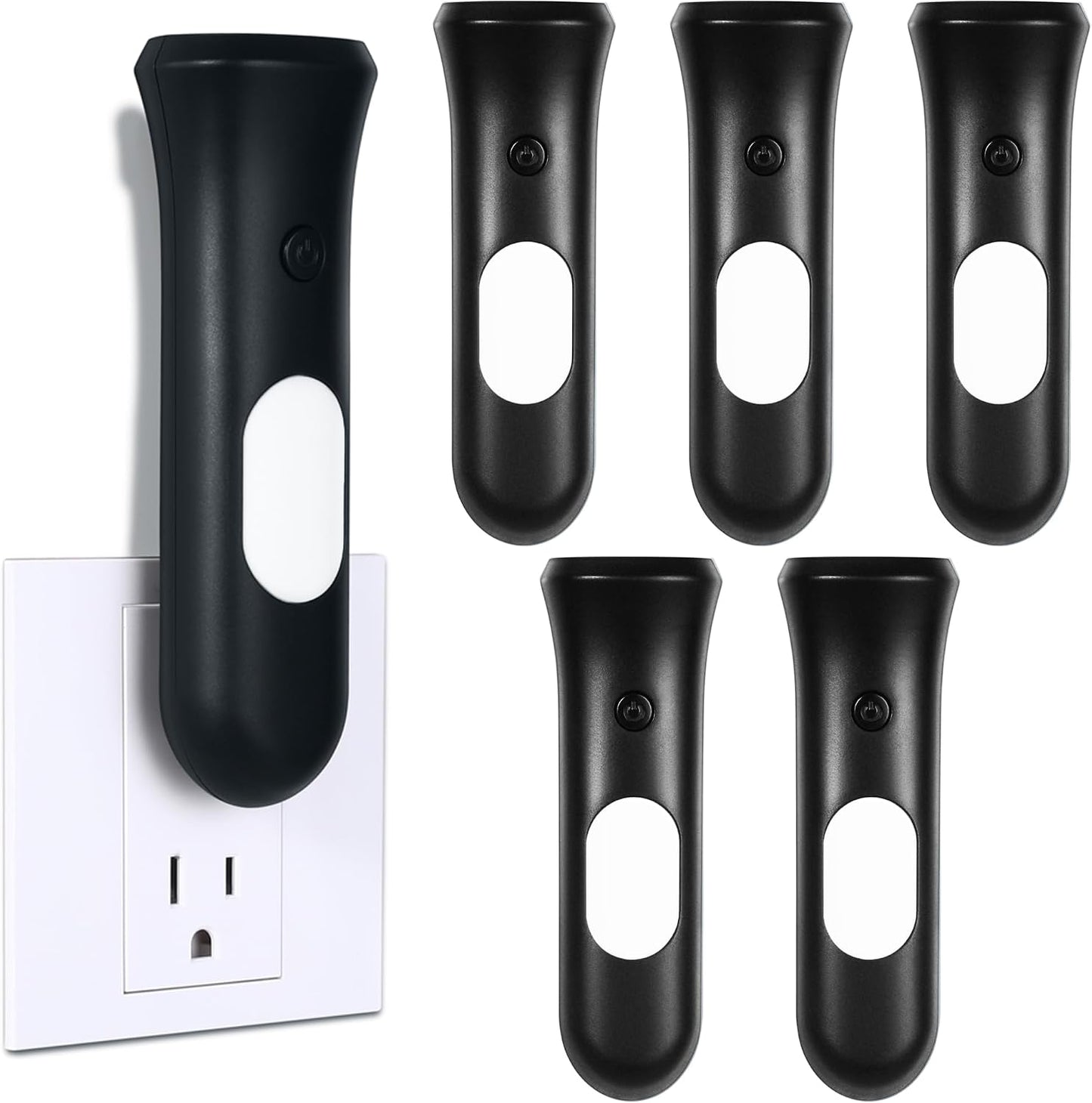 ROSSEX 4 in 1 Emergency Lights for Home Power Failure, 3 Pcs Rechargeable LED Flashlight Plug in Wall, Automatic Turn-On Power Outage Night Light Flashlight for Hurricane Preparedness Items