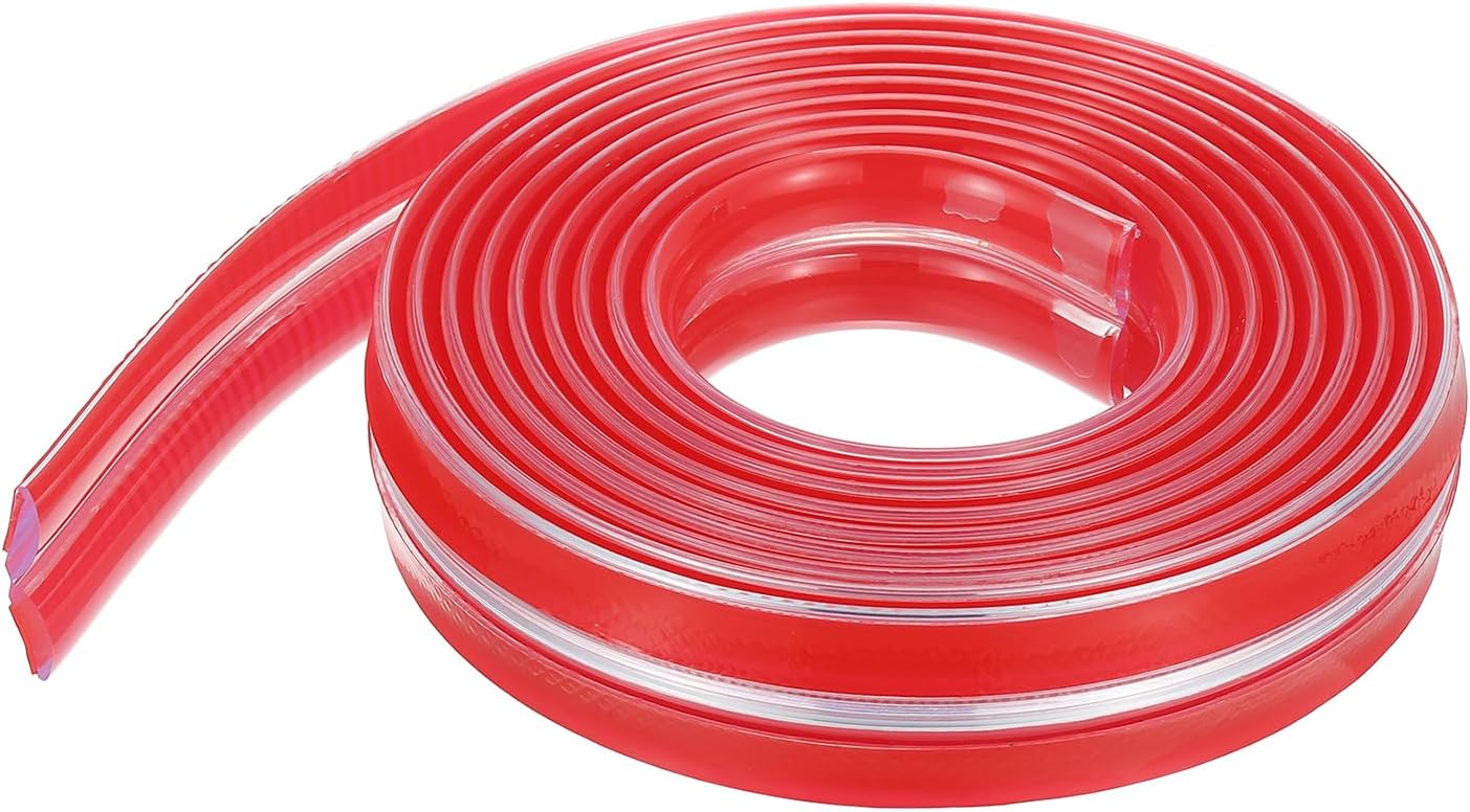 PATIKIL Edge Protector Strip, 0.79IN x 6.6FT Children Proofing Silicone Soft Clear Corner Protectors Pre-Taped Strong Adhesive for Cabinets Tables Drawers