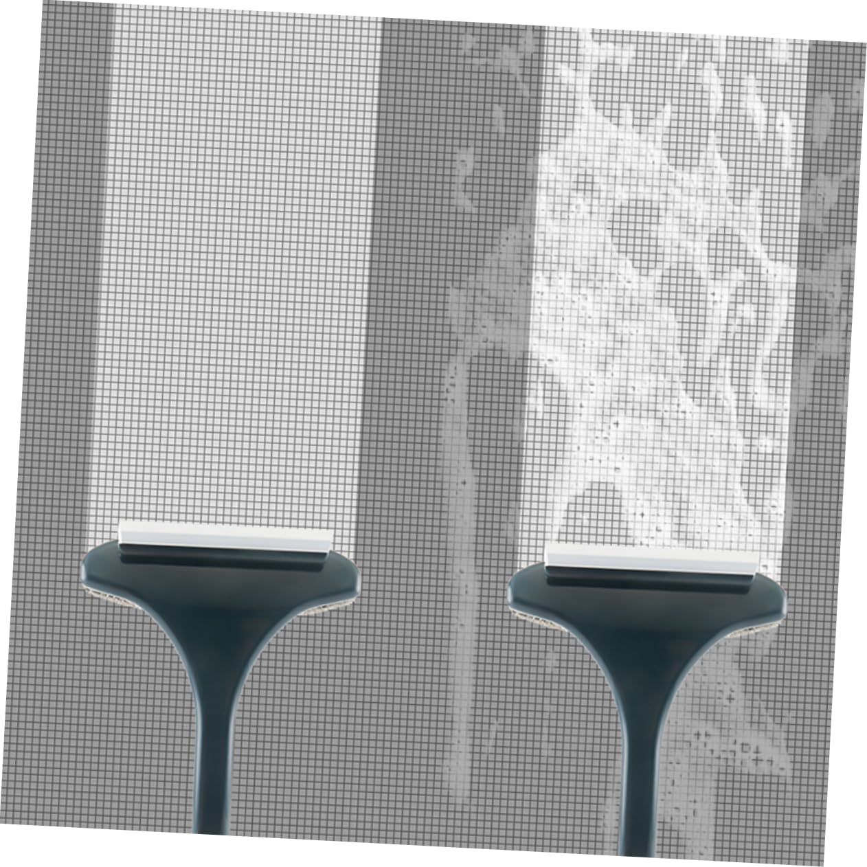2pcs Window Screen Cleaning Brush Set Double-Sided Window Cleaner Tool Detachable Scrubber for Home Use Efficient Cleaning for and Screens