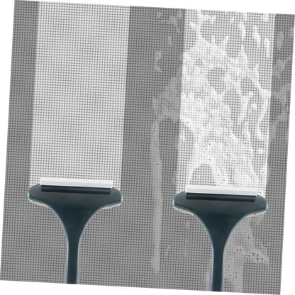 2pcs Window Screen Cleaning Brush Set Double-Sided Window Cleaner Tool Detachable Scrubber for Home Use Efficient Cleaning for and Screens