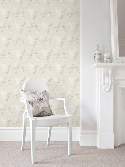 Heroad 16.1''x118'' Floral Peel and Stick Wallpaper Vintage Contact Paper Pink Rose Wall Paper Removable Renter Friendly Wallpaper for Bathroom Bedroom Nursery Waterproof Self Adhesive Vinyl Rolls