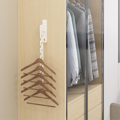 Wall Mounted Clothes Drying Rack, Wall Clothes Hanger Foldable, Laundry Hanger Hook for Bathroom, Wall Clothes Rack Indoor, Perfect for Small Spaces, Matte Black