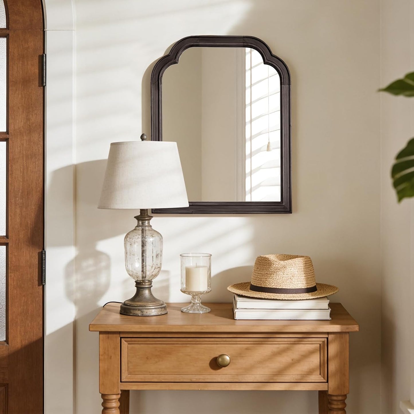 WallBeyond Full Length Mirror Wall Mounted 65"x22", Rustic Wooden Frame Floor Mirror, Large Full Body Mirror for Bedroom, Leaning or Hanging Against Wall, Natural
