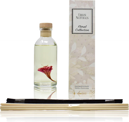 Urban Naturals Smoked Vanilla Reed Diffuser Set with Vanilla Bean, Sandalwood & Leather | Made in the USA - Colors B