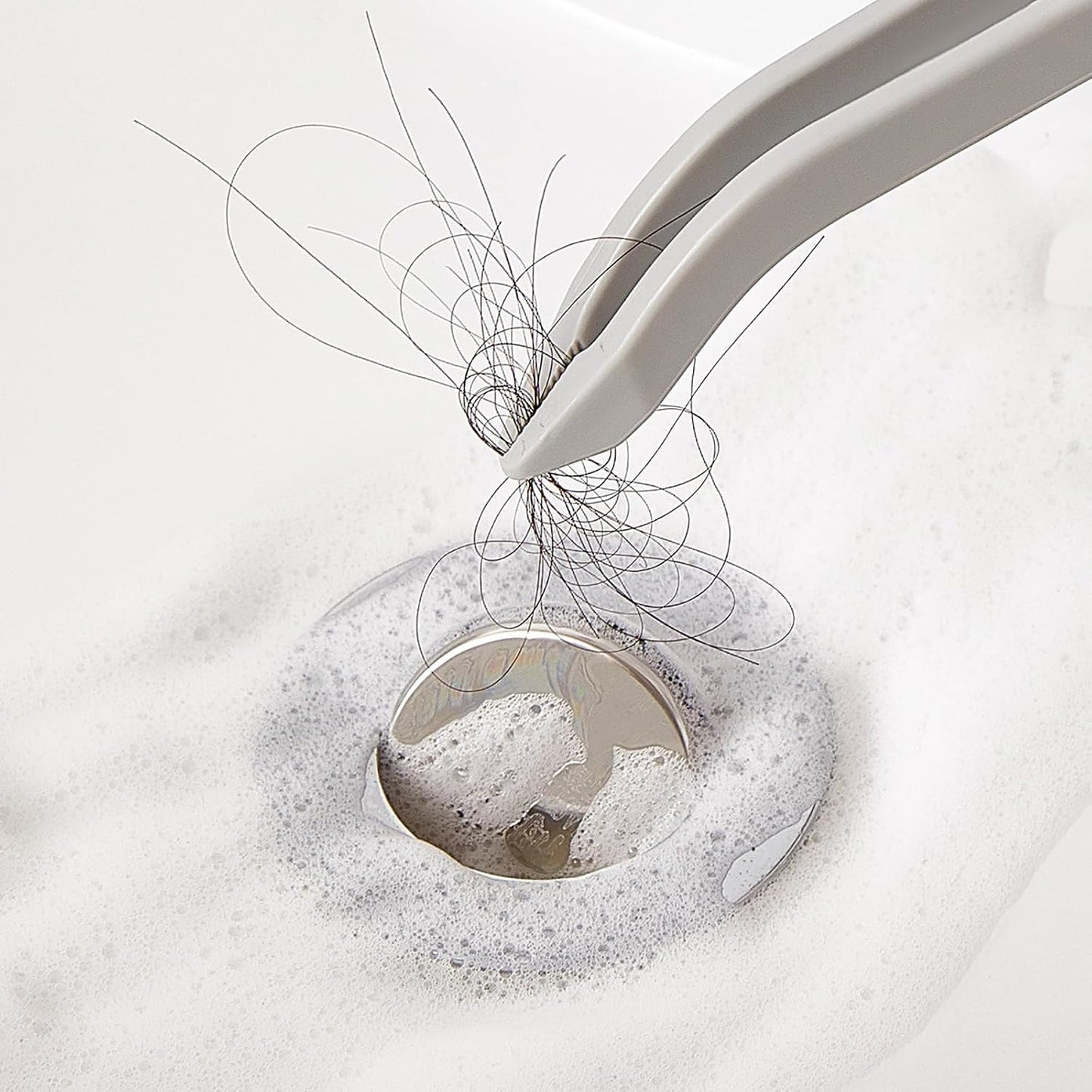Multi-Purpose Bathroom Crevice Cleaning Brush with Ergonomic Handle for Narrow Gap Tile Edge and Window Track Scrubbing