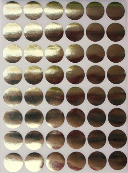 Royal Green Dot Sticker 11/16" Inch (17mm) Colored Labels in Purple - 2400 Pack - Colors A