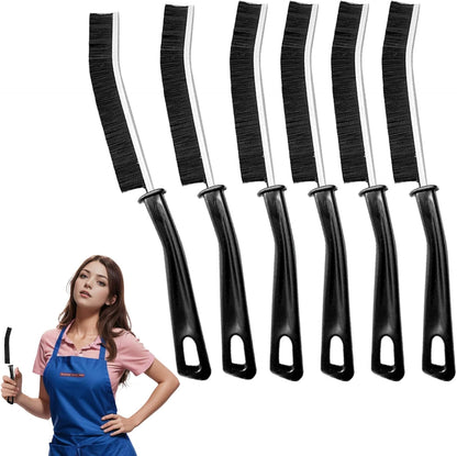 Crevice Cleaning Brush, Multifunctional Gap Hard Bristled Grout Brush Tool | Scrub Small Spaces, Kitchen, Toilet, Bathroom, Corner, Grout, Sink, Window Tracks, Hinges, tile, small cleaning brush(6pcs)