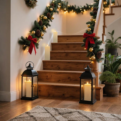 Raycare 3"x2.5" White Outdoor Waterproof Flameless Candles with Remote and Timer, Realistic LED Candles, Battery Operated Electric Fake Pillar Candles for Porch, Patio, Garden, Set of 2