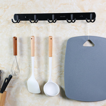 SOLVEX Coat Rack Wall Mount,2 Pack Coat Hooks Wall Mount, Hat Rack Key Holder Bag Hanger for Wall,Wall Hooks for Hanging,Purse Hanger Towel Hooks for Bathroom SP-60302-N