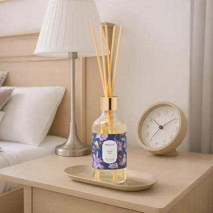 Airkeep Reed Diffuser Oil Set with Reed Sticks,Vanilla Aromatherapy Oil Scent Diffuser for Home Office Bathroom Decoration Perfume and Gifts 3.38 oz/100ml