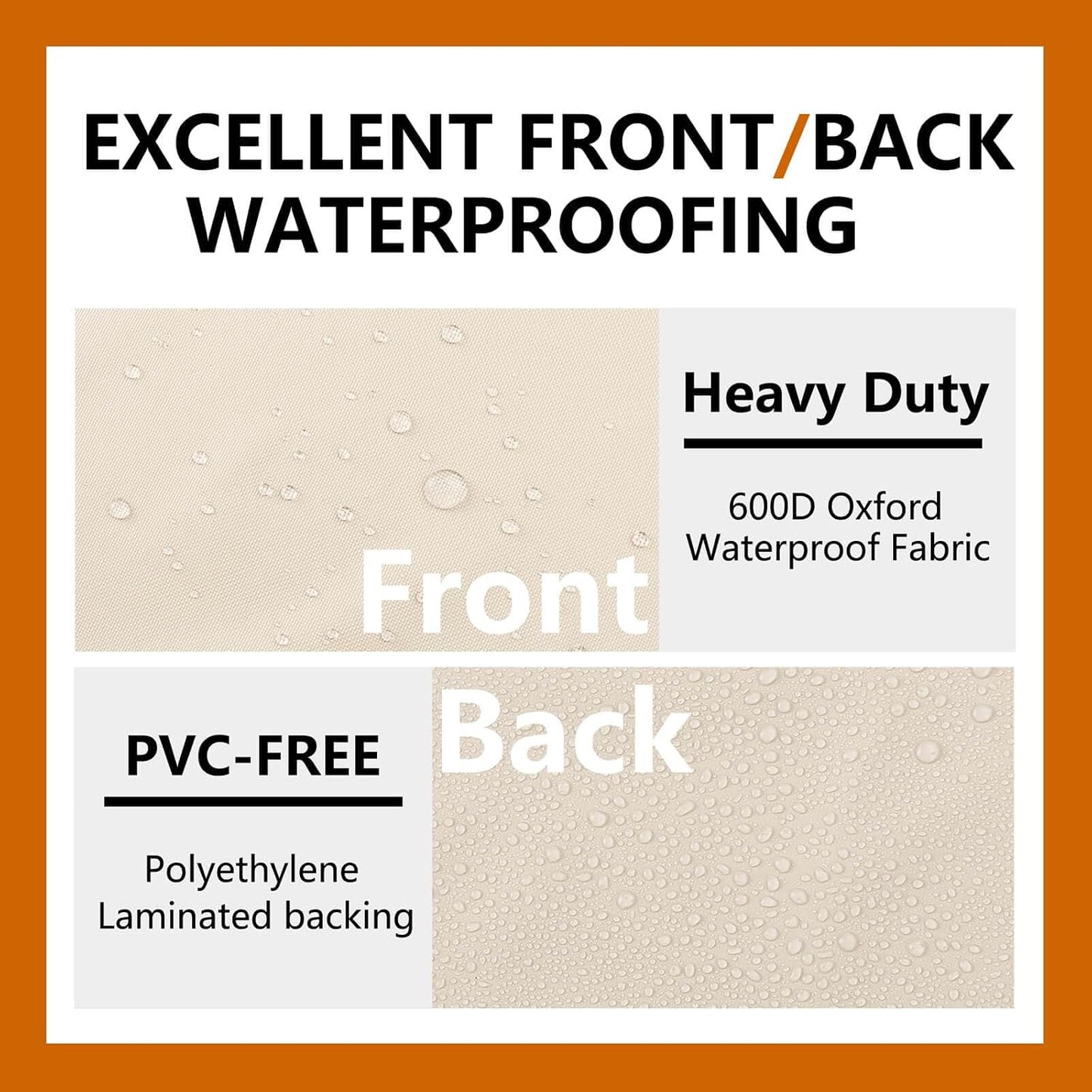 Patio Deck Box Cover, 63x30 Inch Fire Pit Covers with Straps and Handles, Waterproof Heavy Duty Outdoor Furniture Winter Cover for Keter, Suncast, Lifetime Container