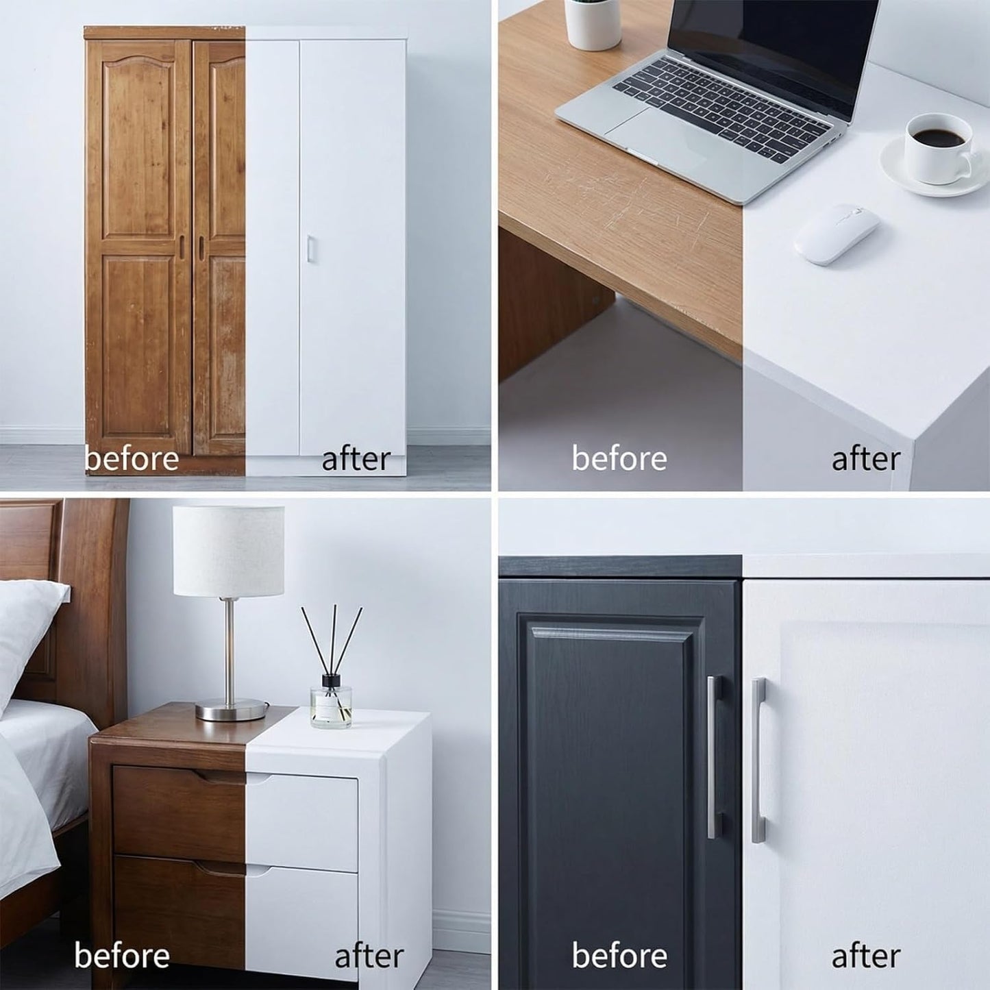 17.51in x400in White Wallpaper Peel and Stick Removable Modern White Contact Paper Self Adhesive Textured Decorative Wall Covering Bathroom Kitchen Cabinet Upgrade Thicker