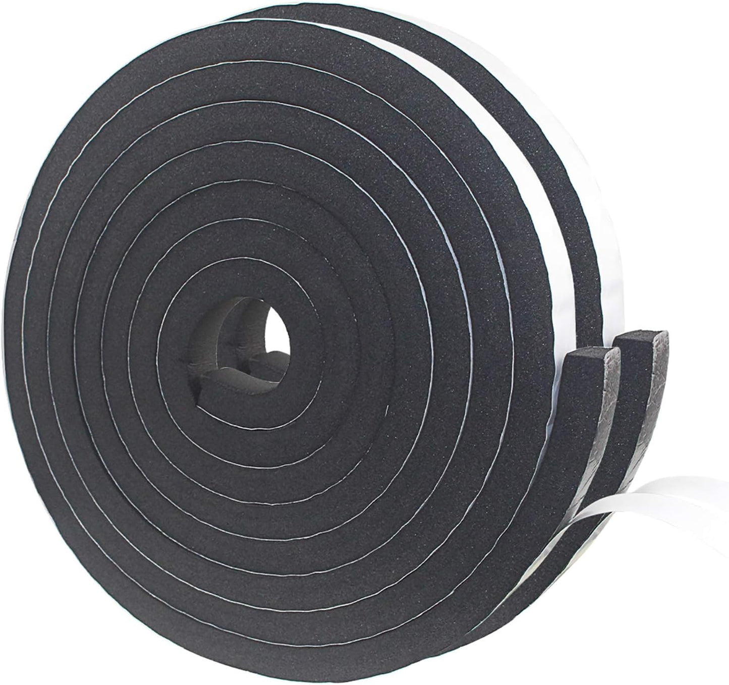 DGSL Foam Insulation Tape, 1/2In x 1/4In x 33Ft Weather Stripping Door Seal Strip for Doors and Windows,Sliding Door,Sound Proof Soundproofing Door Seal,Weatherstrip,Air Conditioning Seal Strip