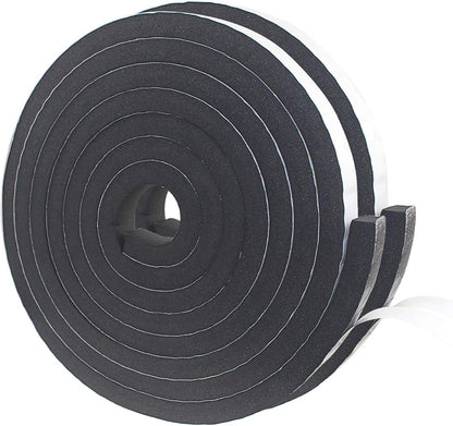 DGSL Foam Insulation Tape, 1/2In x 1/4In x 33Ft Weather Stripping Door Seal Strip for Doors and Windows,Sliding Door,Sound Proof Soundproofing Door Seal,Weatherstrip,Air Conditioning Seal Strip