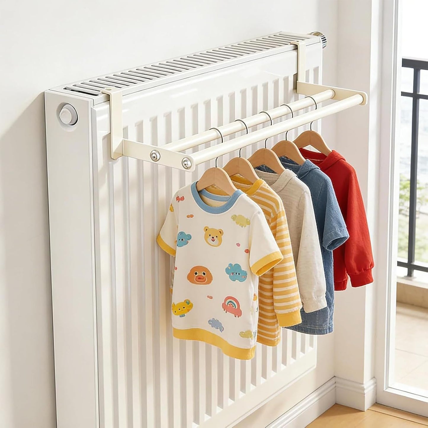 Wall Mounted Drying Racks for Laundry Heavy-Duty Space-Saving Towel | Wall Laundry Drying Rack for Dorm Rv Bathroom Room Closet Clothing