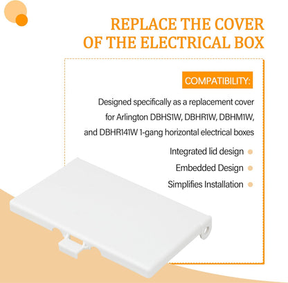 DBVC-1 Extra Duty Replacement in-Use Cover for Wet Locations,Type 3r Enclosure Cover for DBVR1C/DBVS1C/DBVM1C/60VC 1-Gang (Vertical) in Tool Box Electrical Outlet Box - Clear 3pcs (DBVC1-3)