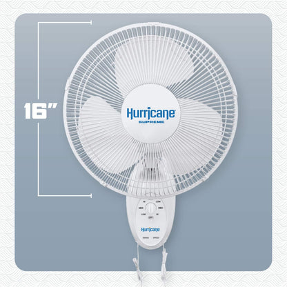Hurricane Classic 6 Inch Clip Fan, 2 Speed Portable Desk Table Fan with Tilt, White