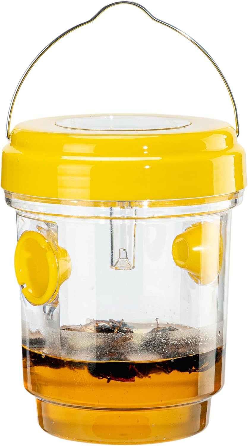 2 Pack Solar Wasp Trap Outdoor Hanging