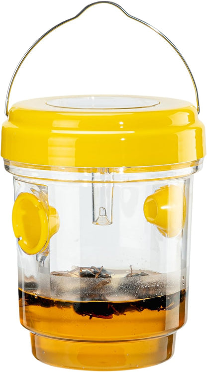 2 Pack Solar Wasp Trap Outdoor Hanging