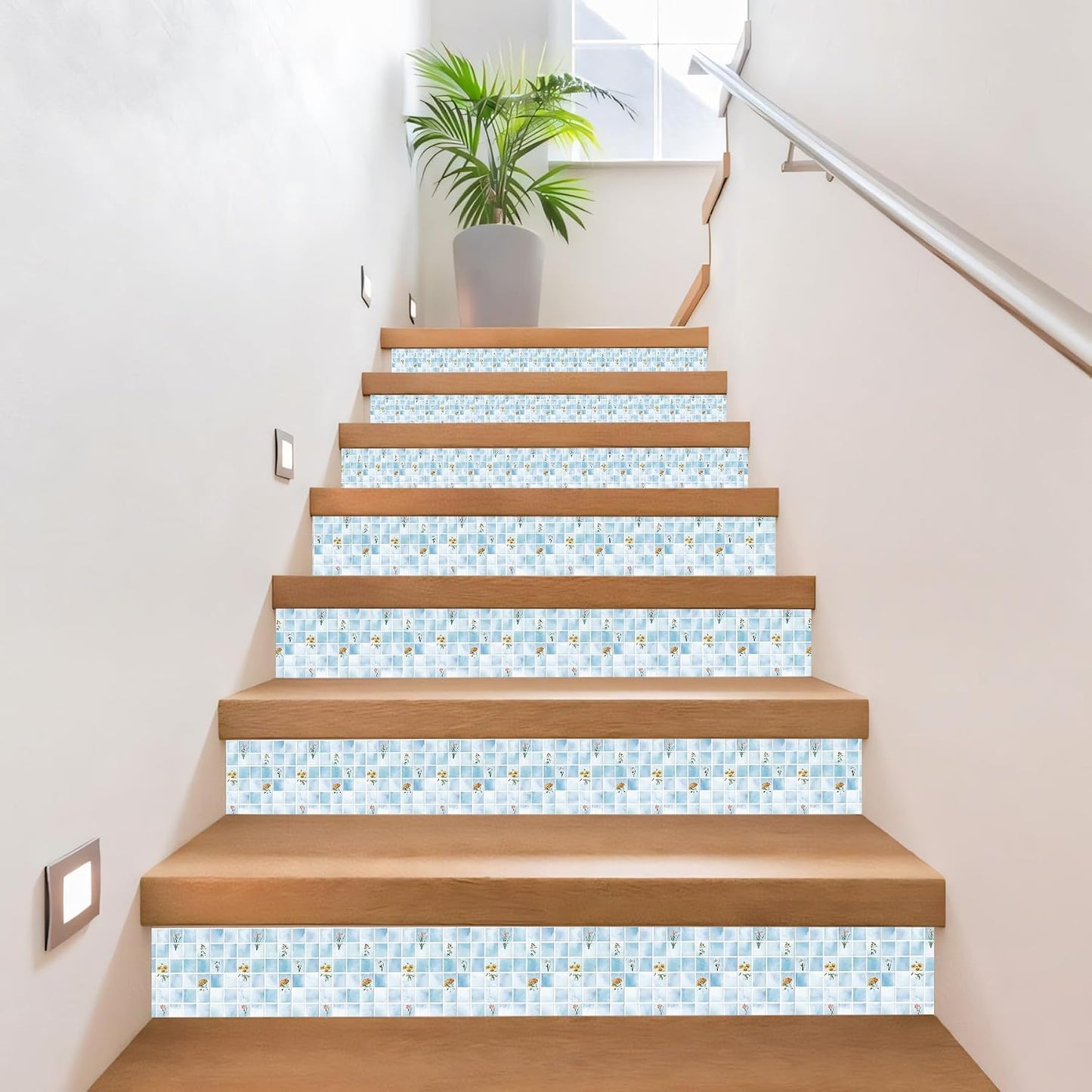 Peel & Stick Tile Stickers Waterproof Self-Adhesive Backsplash Stickers for Kitchen Bathroom Decor 10 Pack 11.8''x11.8'' (Light Green)