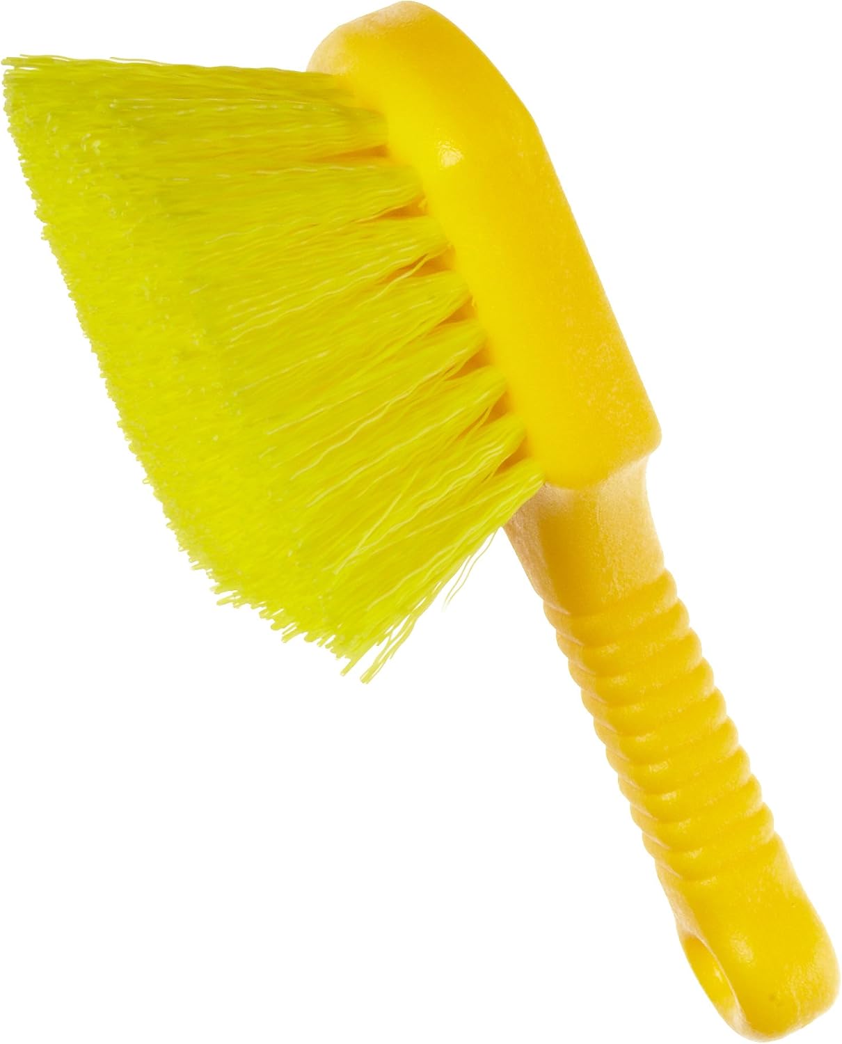 Rubbermaid Commercial 8" Utility Scrub Brush Plastic Handle Synthetic Bristles Cleaning Multi Purpose Heavy Duty Outdoor Wheels and Tires
