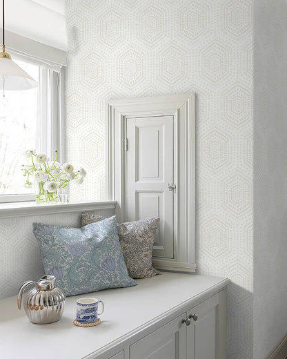 Heroad Boho Peel and Stick Wallpaper Beige Renter Friendly Wall Paper Peel and Stick Modern Contact Paper Neutral Geometric Wallpaper for Bedroom Bathroom Cabinets Decor Vinyl Waterproof 17.3"x78.7"