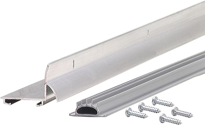 M-D Building Products 81935 36 in. White Aluminum L-Shape Commercial Screw-on Under Door Seal